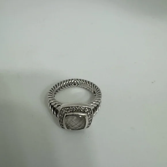 David yurman Albion Petite Ring with Semiprecious Stone & Diamonds - Picture 8 of 10